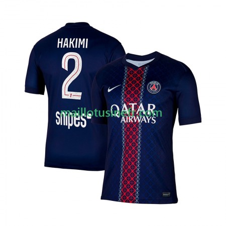 Maillot de Foot Paris Saint-Germain Hakimi 2 Domicile 2025-26 Maillot de Foot Paris Saint-Germain Hakimi 2 Domicile 2025-26
